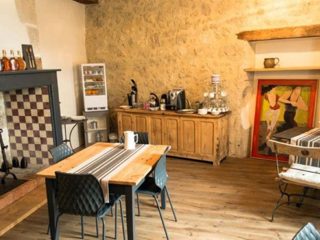 Отель Du Cote De Chez Jeanne Fources Экстерьер фото